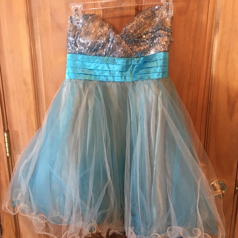 Sea Blue Party/Prom Dress